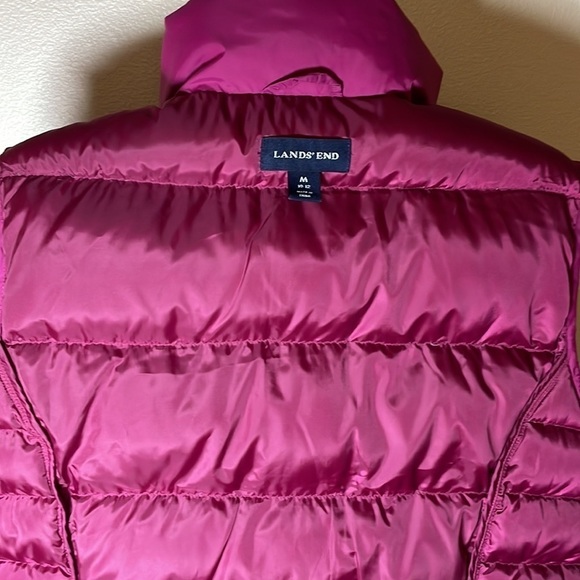 LANDS End Down Puffer Vest Size 10/12 - Picture 10 of 12